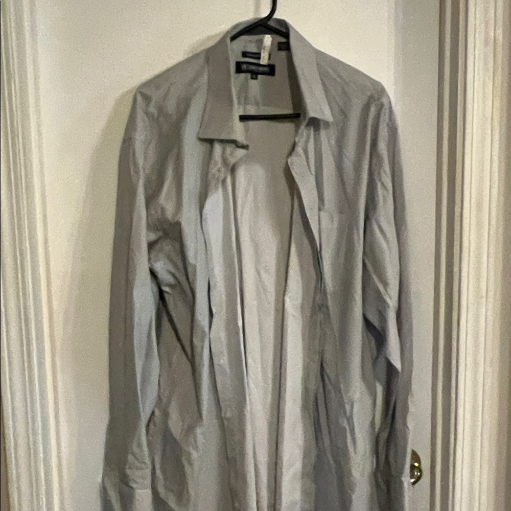 Stacy Adams Gray Dress Shirt